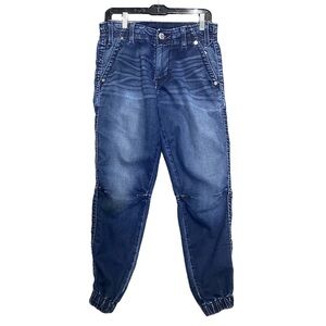 True religion Men’s Denim Joggers Size 29x27